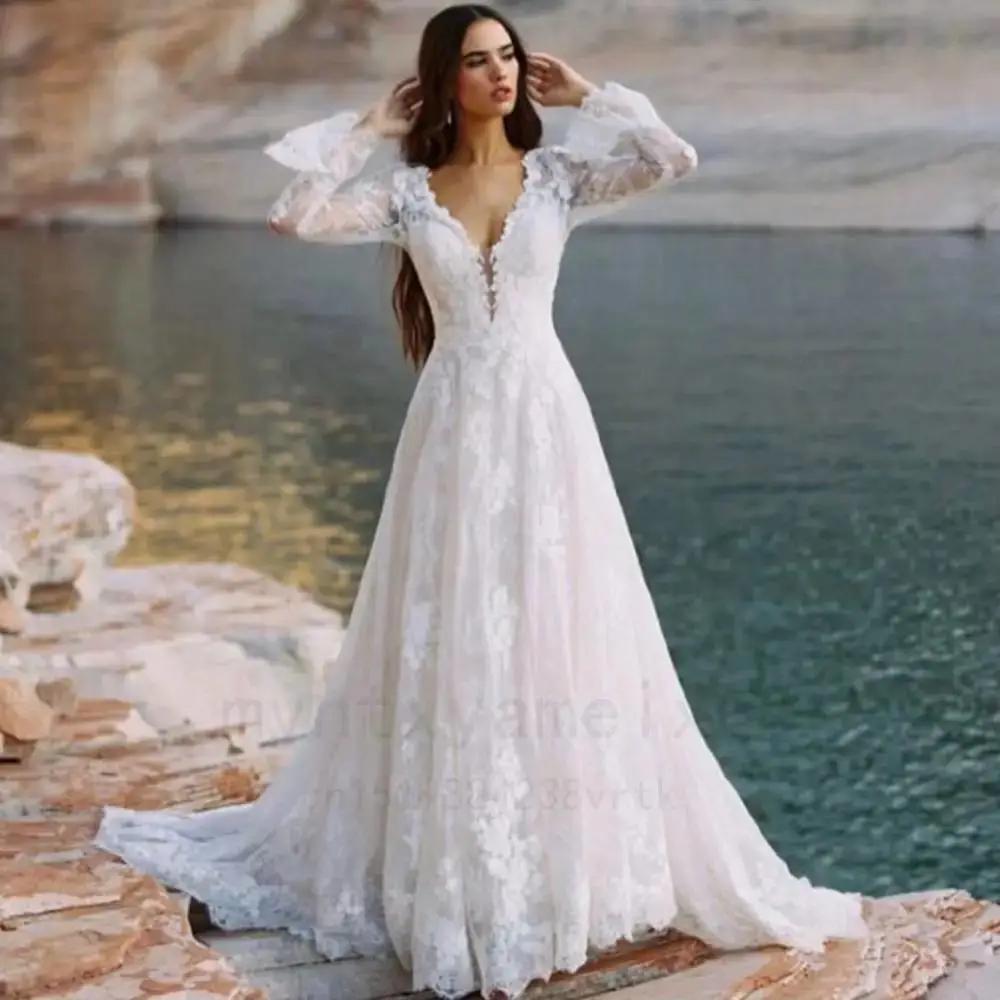 Model wearing a Allure Wilderly Bride gown