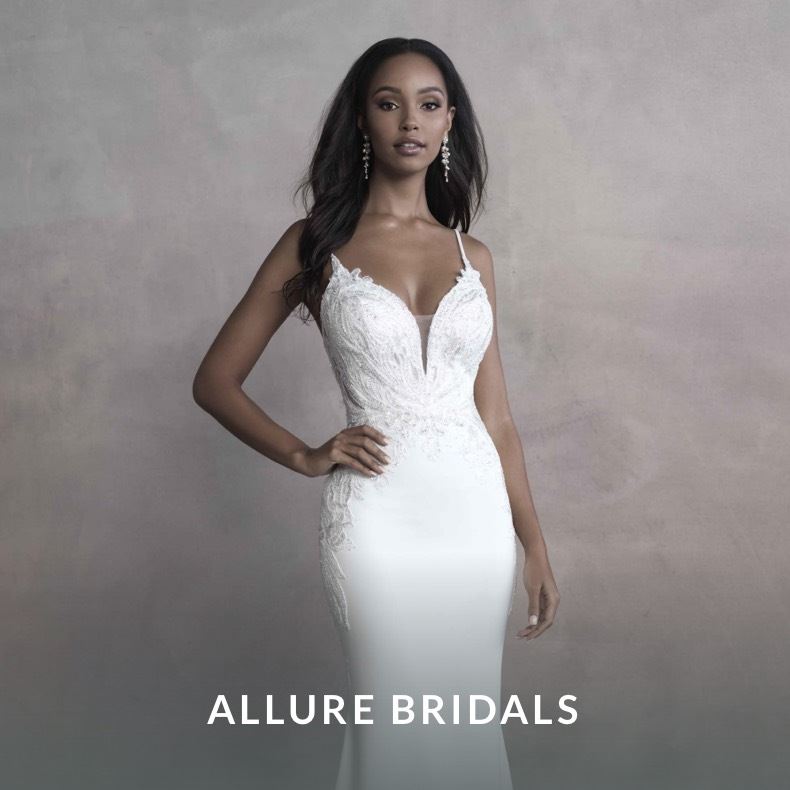 Model wearing a Allure Bridals gown
